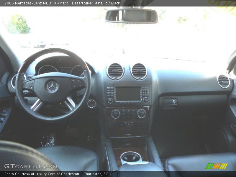 Desert Silver Metallic / Black 2006 Mercedes-Benz ML 350 4Matic