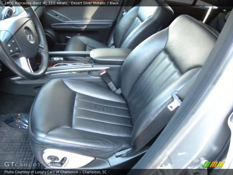 Desert Silver Metallic / Black 2006 Mercedes-Benz ML 350 4Matic