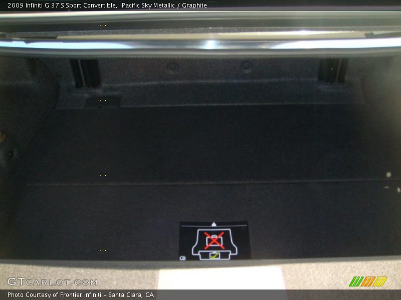 Pacific Sky Metallic / Graphite 2009 Infiniti G 37 S Sport Convertible