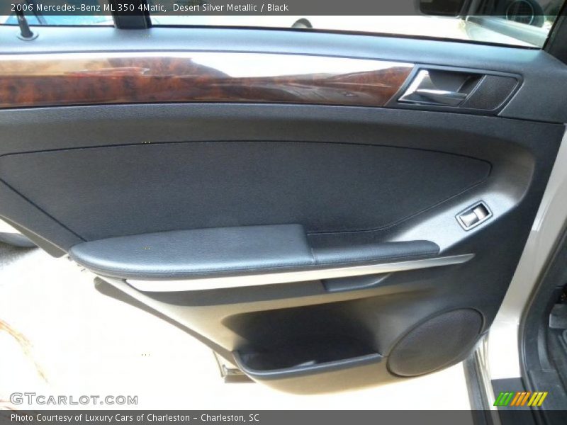 Desert Silver Metallic / Black 2006 Mercedes-Benz ML 350 4Matic