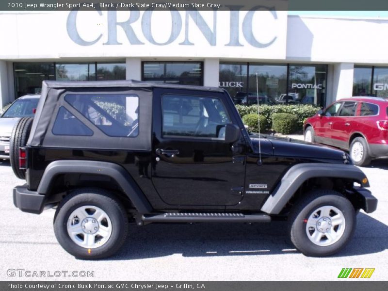 Black / Dark Slate Gray/Medium Slate Gray 2010 Jeep Wrangler Sport 4x4