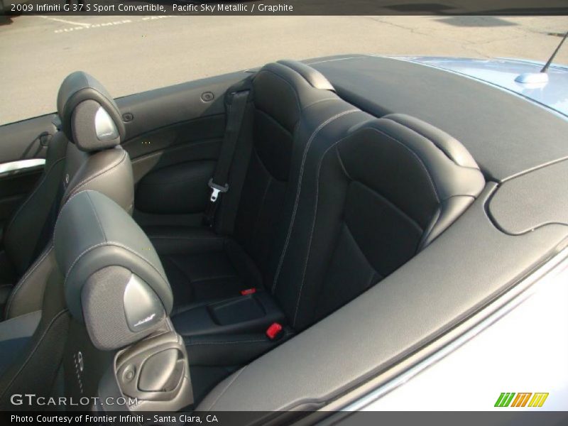 Pacific Sky Metallic / Graphite 2009 Infiniti G 37 S Sport Convertible