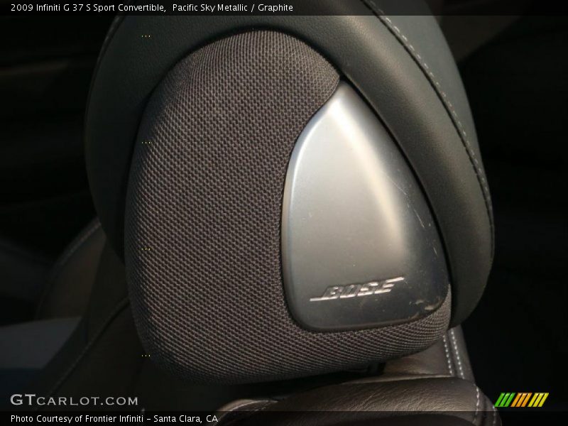 Pacific Sky Metallic / Graphite 2009 Infiniti G 37 S Sport Convertible
