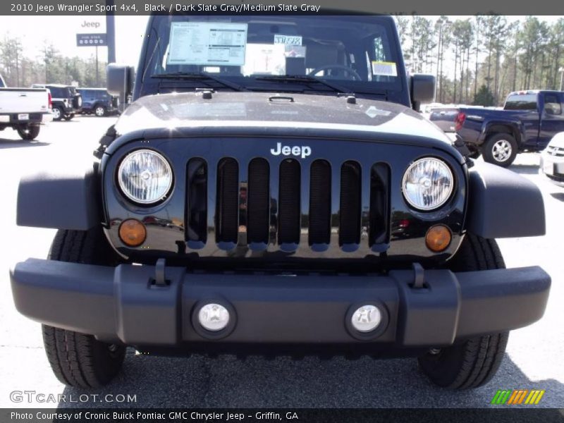 Black / Dark Slate Gray/Medium Slate Gray 2010 Jeep Wrangler Sport 4x4