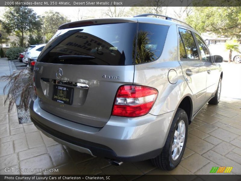 Desert Silver Metallic / Black 2006 Mercedes-Benz ML 350 4Matic