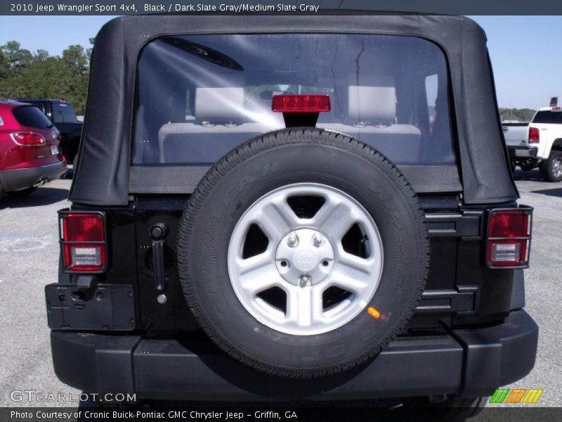 Black / Dark Slate Gray/Medium Slate Gray 2010 Jeep Wrangler Sport 4x4