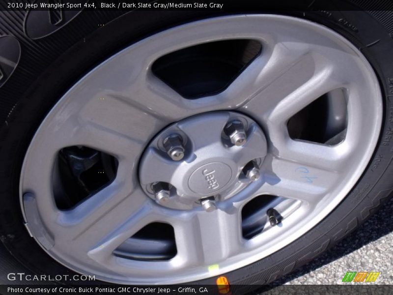 Black / Dark Slate Gray/Medium Slate Gray 2010 Jeep Wrangler Sport 4x4