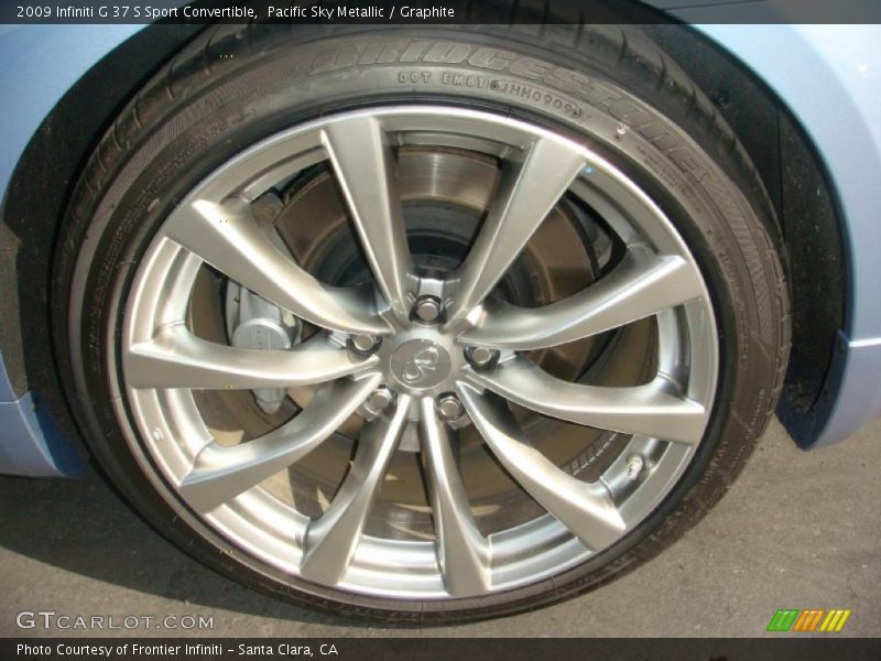  2009 G 37 S Sport Convertible Wheel