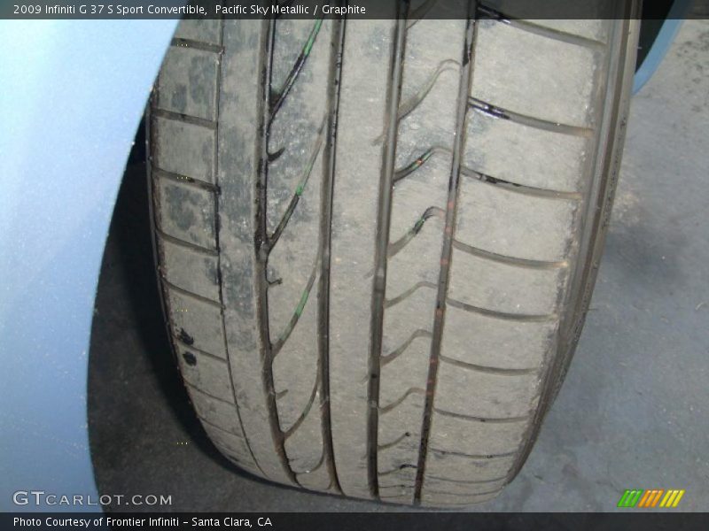 Pacific Sky Metallic / Graphite 2009 Infiniti G 37 S Sport Convertible