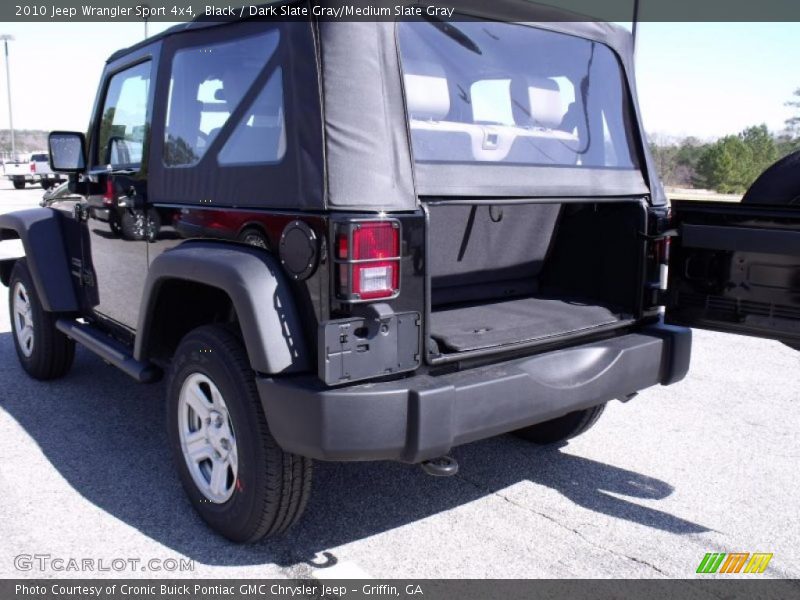 Black / Dark Slate Gray/Medium Slate Gray 2010 Jeep Wrangler Sport 4x4