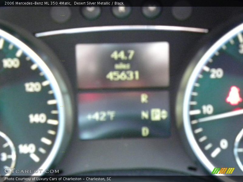 Desert Silver Metallic / Black 2006 Mercedes-Benz ML 350 4Matic