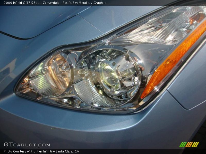 Pacific Sky Metallic / Graphite 2009 Infiniti G 37 S Sport Convertible