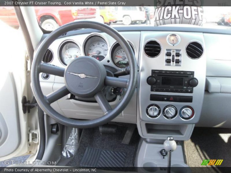 Cool Vanilla White / Pastel Slate Gray 2007 Chrysler PT Cruiser Touring