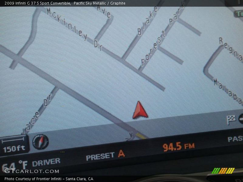 Pacific Sky Metallic / Graphite 2009 Infiniti G 37 S Sport Convertible