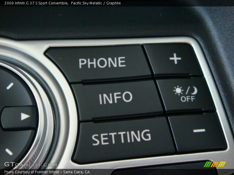 Pacific Sky Metallic / Graphite 2009 Infiniti G 37 S Sport Convertible