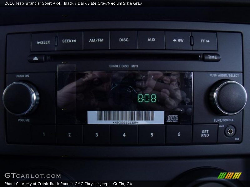 Black / Dark Slate Gray/Medium Slate Gray 2010 Jeep Wrangler Sport 4x4