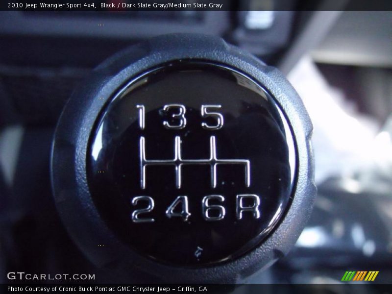Black / Dark Slate Gray/Medium Slate Gray 2010 Jeep Wrangler Sport 4x4