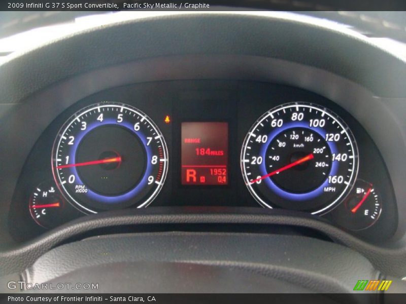  2009 G 37 S Sport Convertible 37 S Sport Convertible Gauges