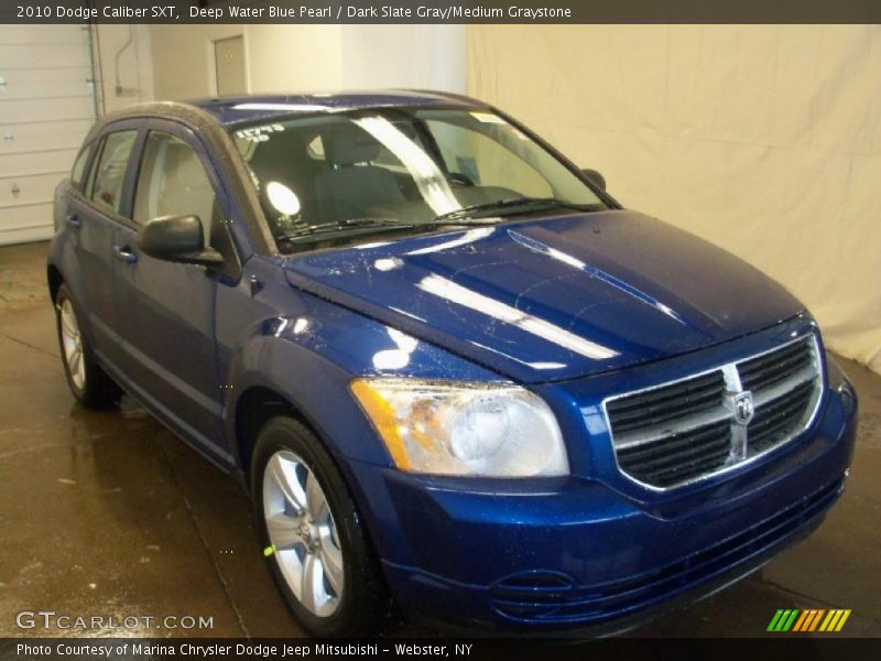 Deep Water Blue Pearl / Dark Slate Gray/Medium Graystone 2010 Dodge Caliber SXT