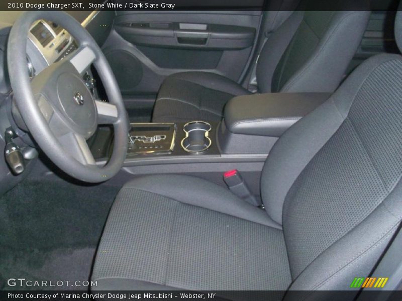 Stone White / Dark Slate Gray 2010 Dodge Charger SXT