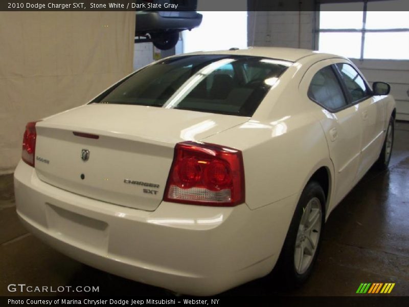 Stone White / Dark Slate Gray 2010 Dodge Charger SXT