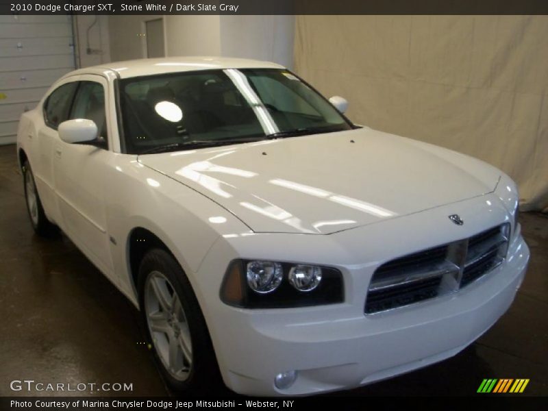 Stone White / Dark Slate Gray 2010 Dodge Charger SXT
