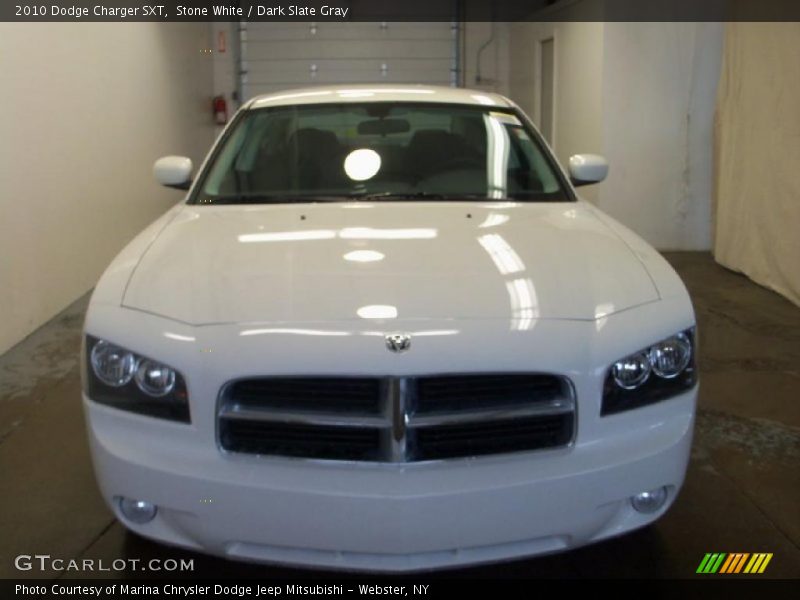Stone White / Dark Slate Gray 2010 Dodge Charger SXT