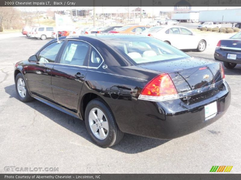 Black / Gray 2009 Chevrolet Impala LT