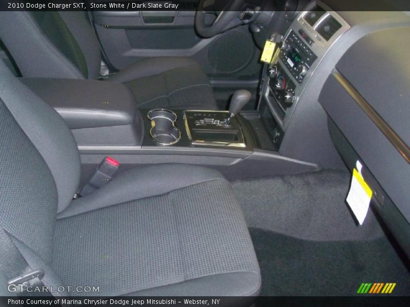 Stone White / Dark Slate Gray 2010 Dodge Charger SXT