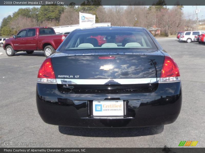 Black / Gray 2009 Chevrolet Impala LT