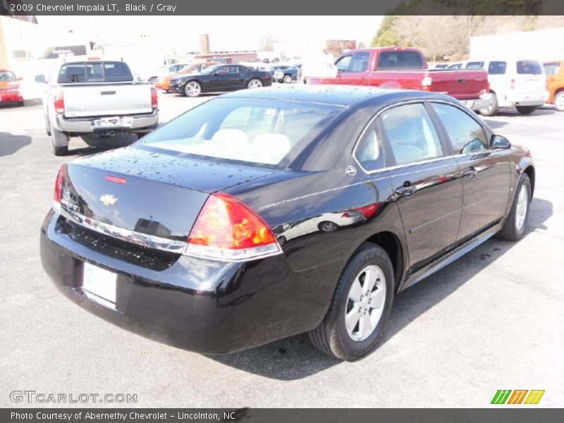 Black / Gray 2009 Chevrolet Impala LT