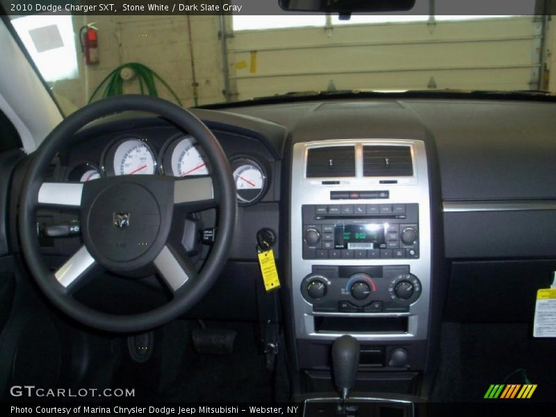 Stone White / Dark Slate Gray 2010 Dodge Charger SXT