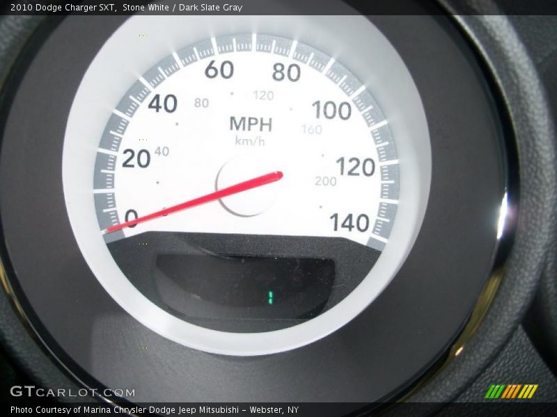 Stone White / Dark Slate Gray 2010 Dodge Charger SXT