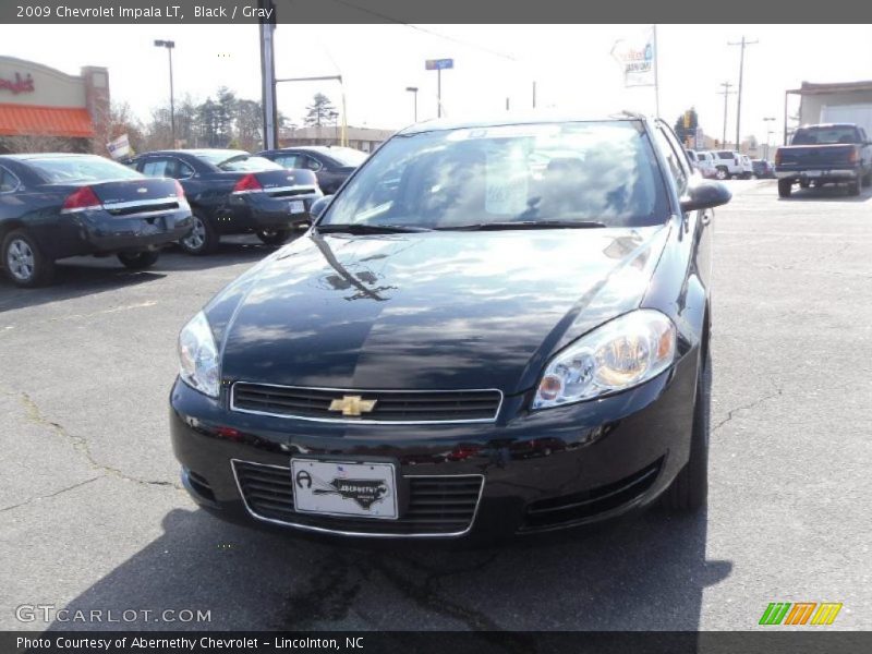 Black / Gray 2009 Chevrolet Impala LT