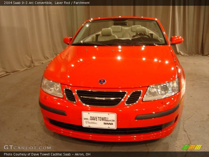 Laser Red / Parchment 2004 Saab 9-3 Arc Convertible