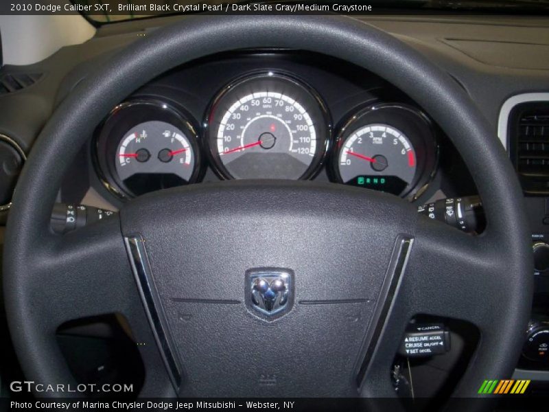 Brilliant Black Crystal Pearl / Dark Slate Gray/Medium Graystone 2010 Dodge Caliber SXT