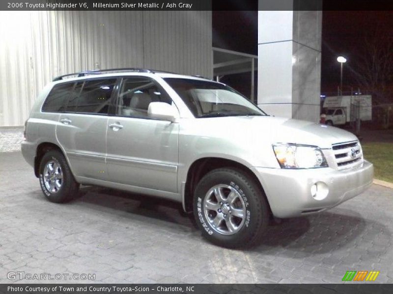 Millenium Silver Metallic / Ash Gray 2006 Toyota Highlander V6