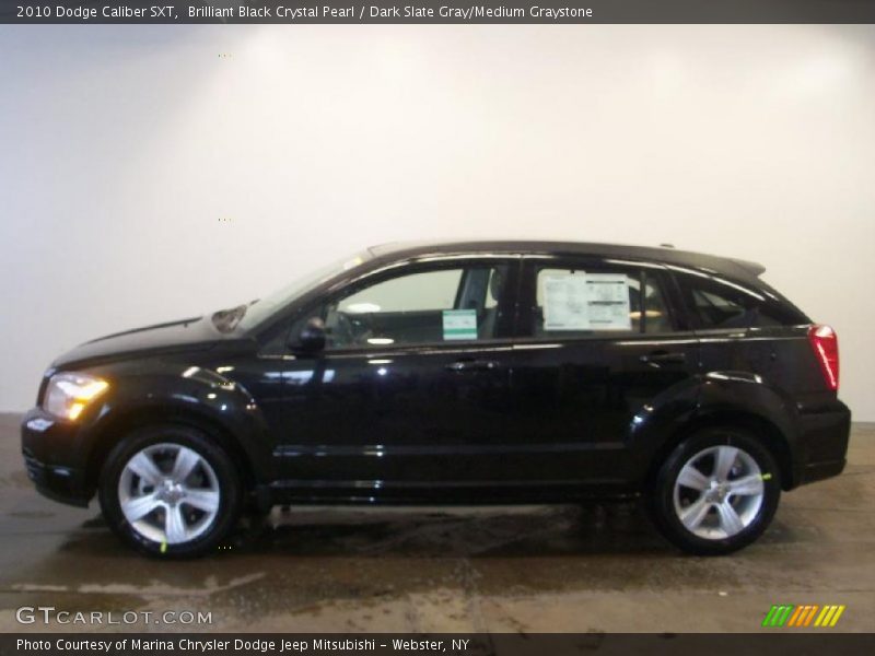 Brilliant Black Crystal Pearl / Dark Slate Gray/Medium Graystone 2010 Dodge Caliber SXT