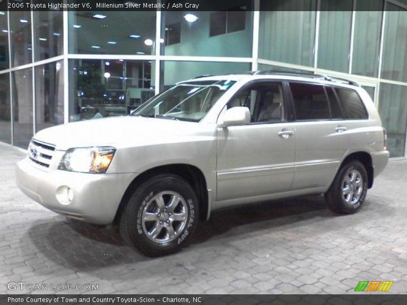Millenium Silver Metallic / Ash Gray 2006 Toyota Highlander V6