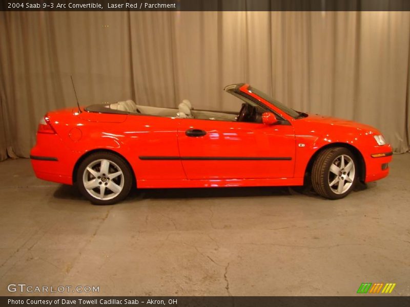 Laser Red / Parchment 2004 Saab 9-3 Arc Convertible