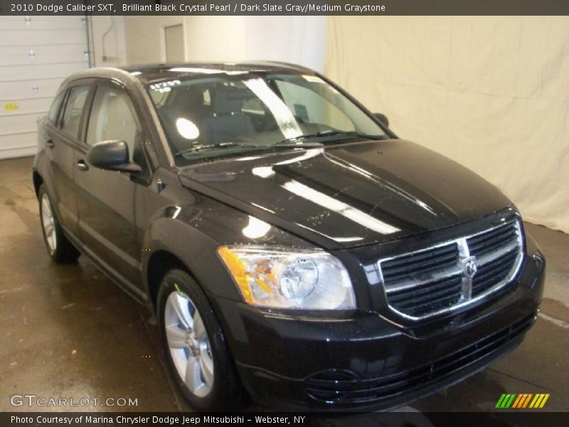 Brilliant Black Crystal Pearl / Dark Slate Gray/Medium Graystone 2010 Dodge Caliber SXT