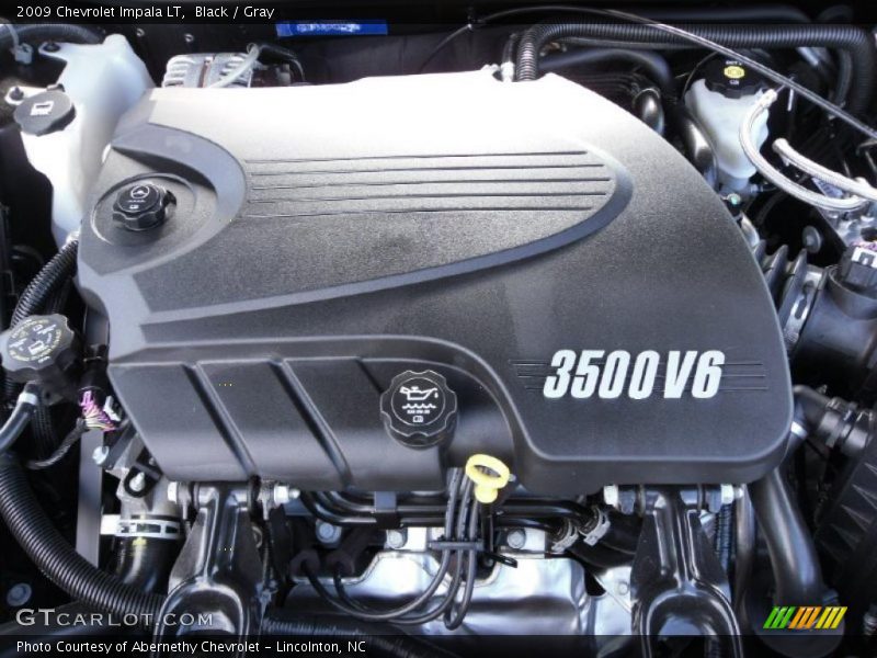 Black / Gray 2009 Chevrolet Impala LT