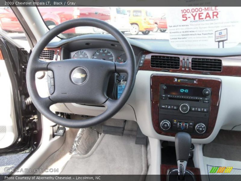 Black / Gray 2009 Chevrolet Impala LT