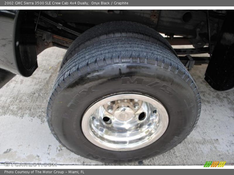 Onyx Black / Graphite 2002 GMC Sierra 3500 SLE Crew Cab 4x4 Dually
