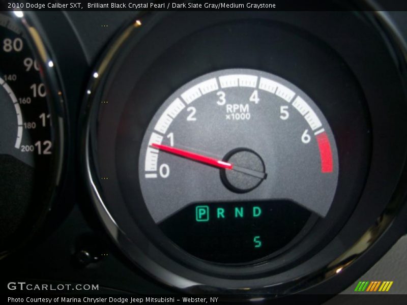 Brilliant Black Crystal Pearl / Dark Slate Gray/Medium Graystone 2010 Dodge Caliber SXT