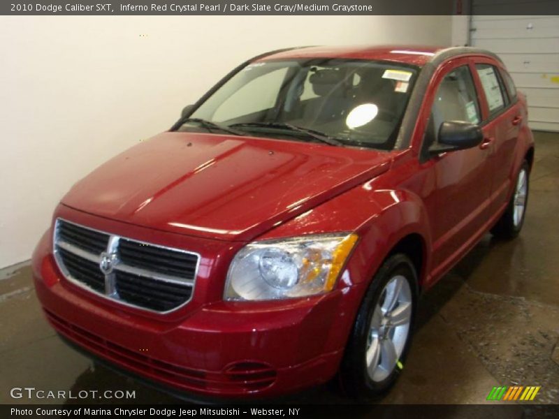 Inferno Red Crystal Pearl / Dark Slate Gray/Medium Graystone 2010 Dodge Caliber SXT