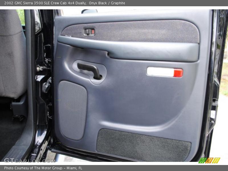 Onyx Black / Graphite 2002 GMC Sierra 3500 SLE Crew Cab 4x4 Dually