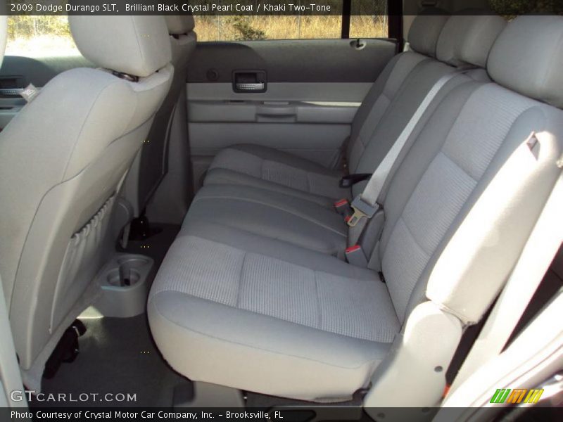 Brilliant Black Crystal Pearl Coat / Khaki Two-Tone 2009 Dodge Durango SLT