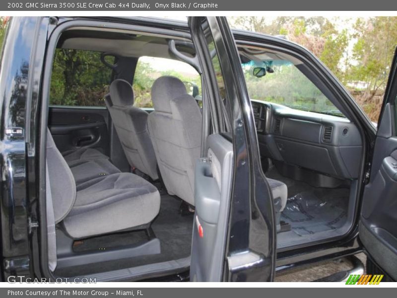 Onyx Black / Graphite 2002 GMC Sierra 3500 SLE Crew Cab 4x4 Dually