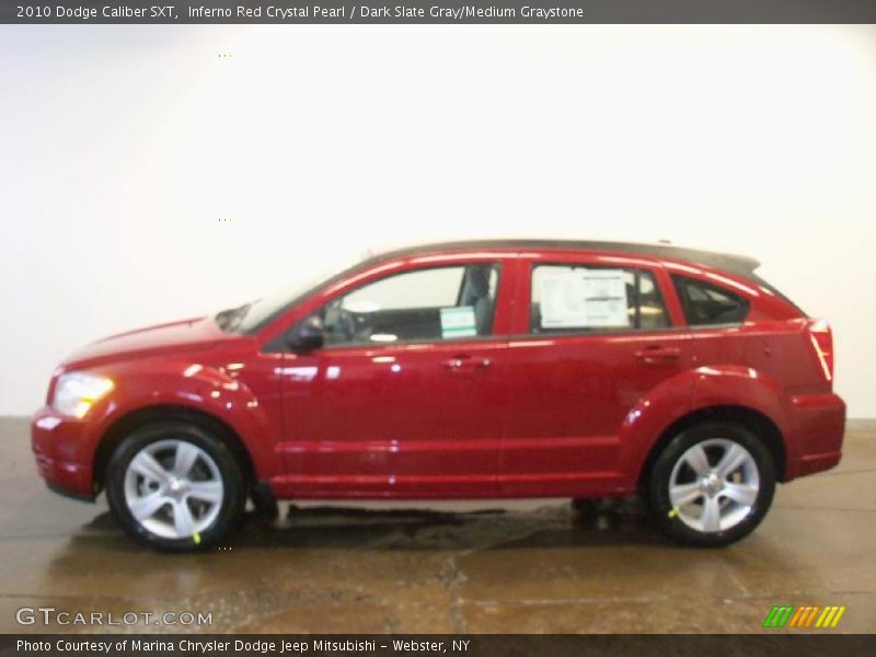 Inferno Red Crystal Pearl / Dark Slate Gray/Medium Graystone 2010 Dodge Caliber SXT